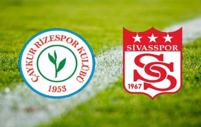 Rizespor Sivasspor maçı