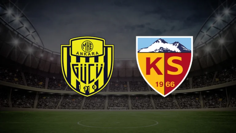 Ankaragücü Kayserispor maçı