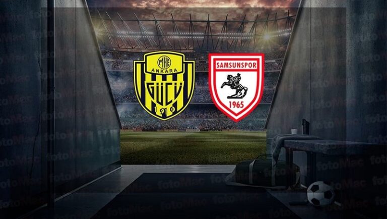 Ankaragücü Samsunspor maçı
