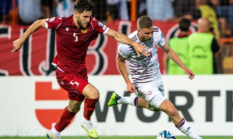 Letonya Ermenistan maçı