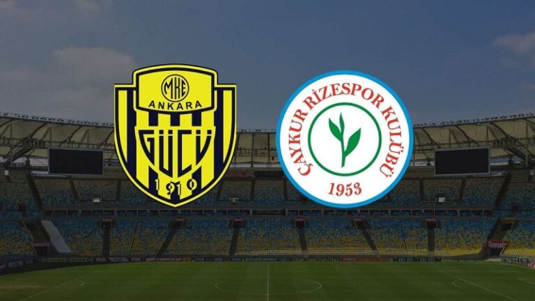 Ankaragücü Rizespor maçı