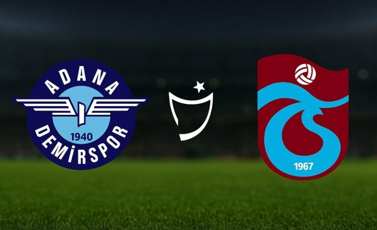 Adana Demirspor Trabzonspor maçı